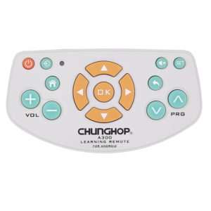 A300 IR learning remote control with 3 devices and 93 keys