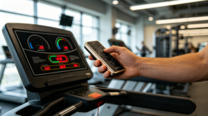 Custom remote for treadmill with ergonomic design and premium finish