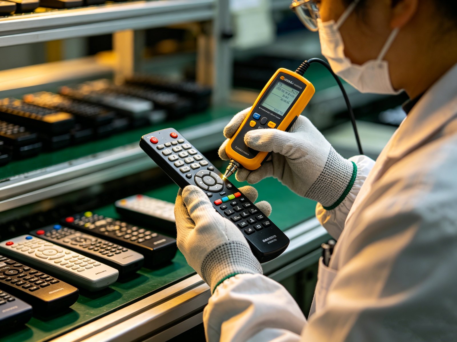 Automated optical inspection for remote control PCBA