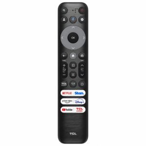 TCL RC813 FAB1 voice remote control replacement with Google Assistant and Apple TV buttons
