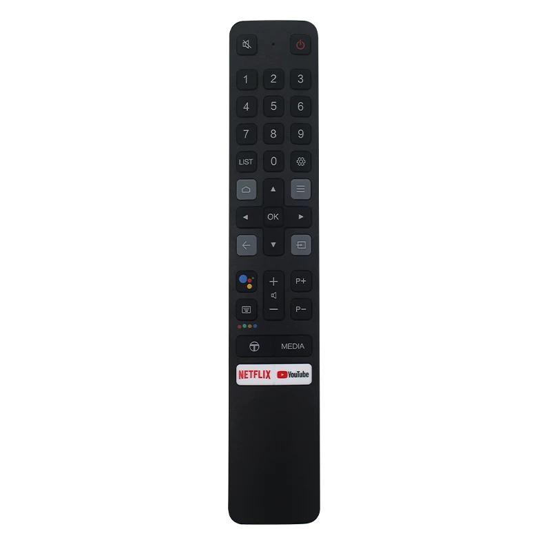 TCL RC901V remote control replacement for TCL Smart TVs with Netflix and YouTube buttons